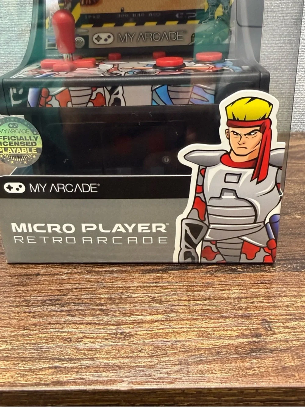 Arcade Micro Player - Blue Box with Red Controls - Picture 7 of 7